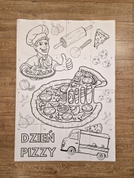 Kolorowanka XXL Dzień Pizzy [PDF]