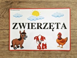 Zwierzęta Wiejskie i Leśne Plansze (PDF)