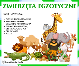 Zwierzęta EGZOTYCZNE (PDF)
