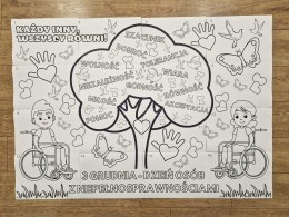 Kolorowanka XXL Dzień Osób z Niepełnosprawnościami (PDF)