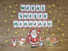 Witaj Święty Mikołaju, dekoracja na gazetke Mikołajki [PDF]