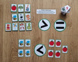 Liczenie i porównywanie w zakresie 1-10 (mniejsze, większe, równe) (PDF)