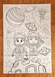 Kolorowanka XXL KOSMOS (PDF)