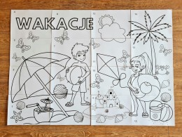Kolorowanka XXL WAKACJE (PDF)